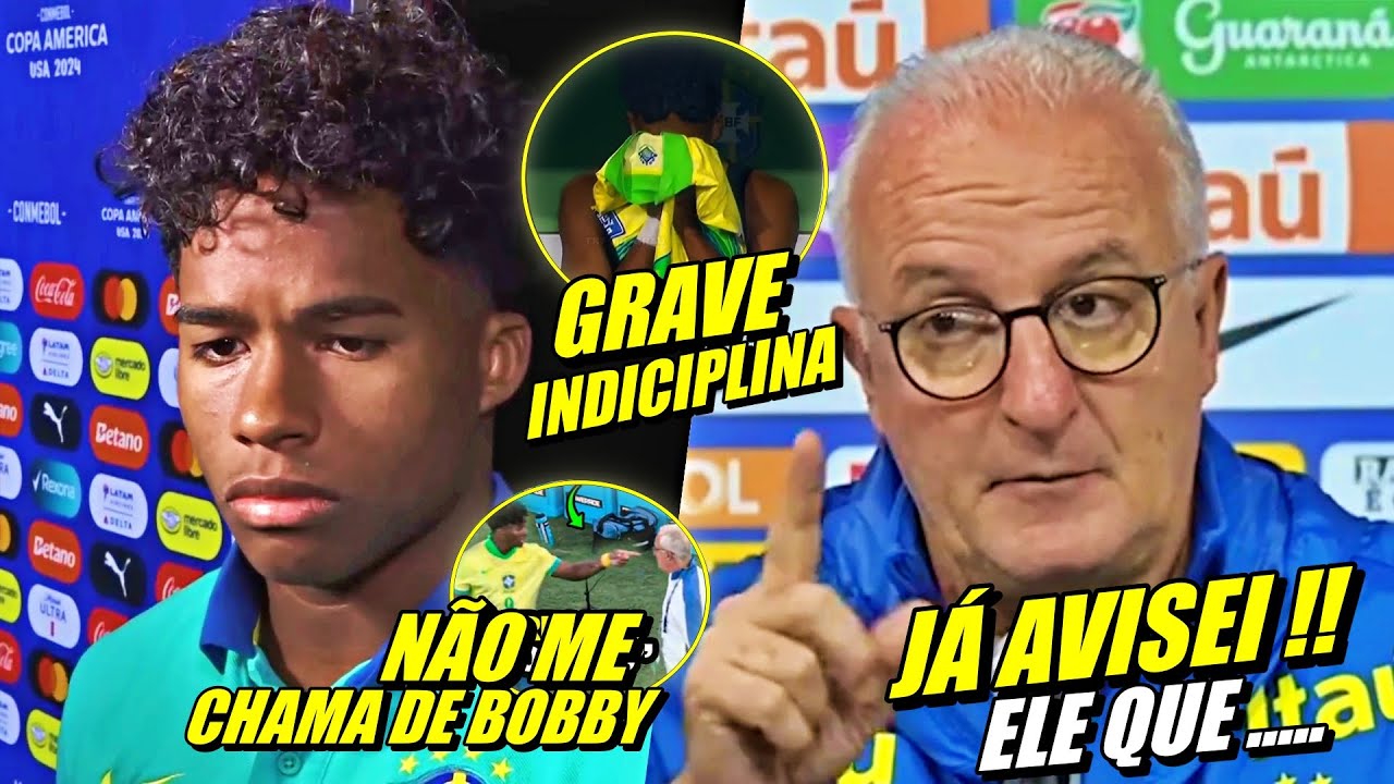 GRAVE ! INDISClPLINA NA SELEÇÃO BRASILEIRA !! DORIVAL MANDA RECADO ! ENDRICK VIRA BOBBY E MAIS ...