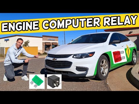 CHEVROLET MALIBU ENGINE COMPUTER RELAY LOCATION 2016 2017 2018 2019 2020 2021 2022 2023