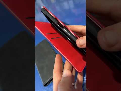 Чехол для Samsung Galaxy A06 (A065) чехол-книжка прошитый, синий, с визитницей и отделом для карт, резиновый бампер - фото 1 - id-p2395543435