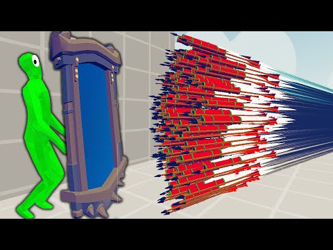 ZOMBIE WITH REFLECTIVE SHIELD vs EVERY GOD Totally Accurate Battle Simulator TABS