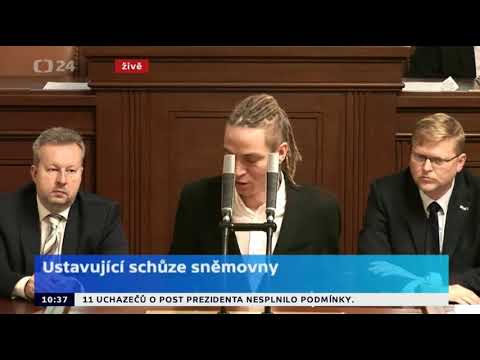 Piráti ve Sněmovně - 2017-11-24 - 02 Ivan Bartoš k poslancům po nezvolení Fialy