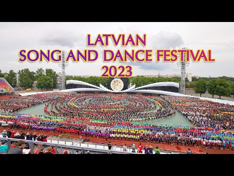 Final Dance | 150th Latvian Song and Dance Fest 2023 |Left side view | The Planet V [4K]