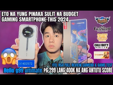 ITEL RS4 FULL REVIEW - Eto na yung pinaka sulit na budget gaming phone this 2024 😳