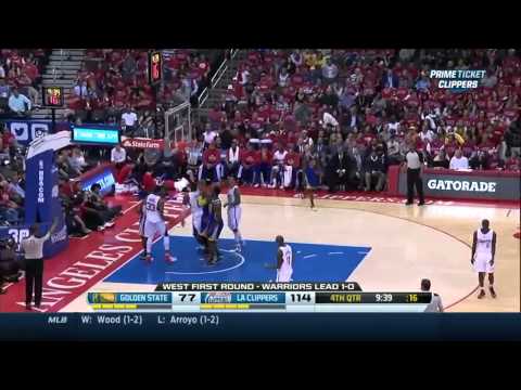 NBA, playoff 2014, Clippers vs. Warriors, Round 1, Game 2, Move 58, Jordan Crawford, layup