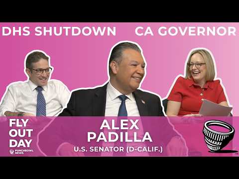 CA Sen. Alex Padilla on DHS shutdown and 2026