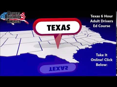 Online Six Hour Texas DPS Drivers Ed Course For Adults Ages 18 To 24 - Drivers Education of America
