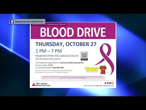 NJ Sparta Hosting A Community Blood Drive