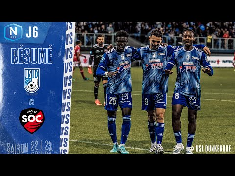 J6 I USL Dunkerque – SO Cholet (3-0), le résumé I National FFF 2022-2023
