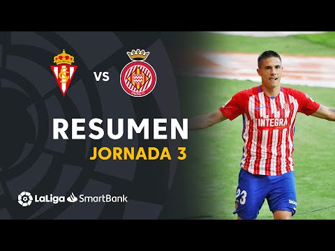 Resumen de Real Sporting vs Girona FC (2-0)
