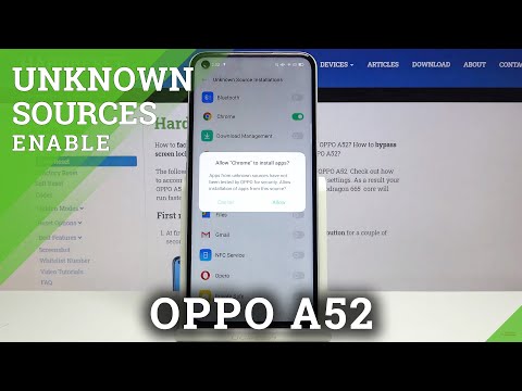 How to Allow Unknown Apps in OPPO A52