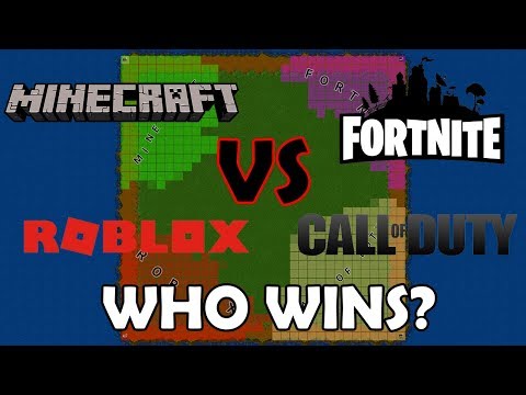 Spilnota Steam Video Aoc2 Minecraft Vs Fortnite Vs Roblox Vs Call Of Duty Who Wins Grids 32x32 - youtube roblox vs fortnite