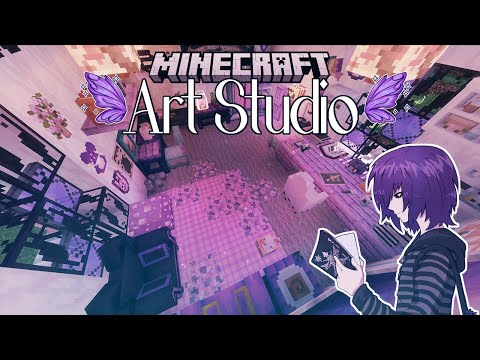 Build with me in Minecraft! Designing my Dream Art Studio! ˚ʚ♡ɞ˚