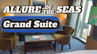 Allure of the Seas | Grand Suite | Full Walkthrough Tour & Review | Royal Caribbean