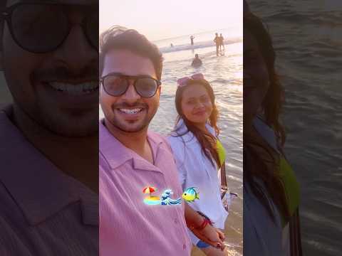 Varkala Beach transition 🌊🏖️🐠✨👩‍❤️‍👨 #zohrajabeen #bollywood #varkala #beachlife