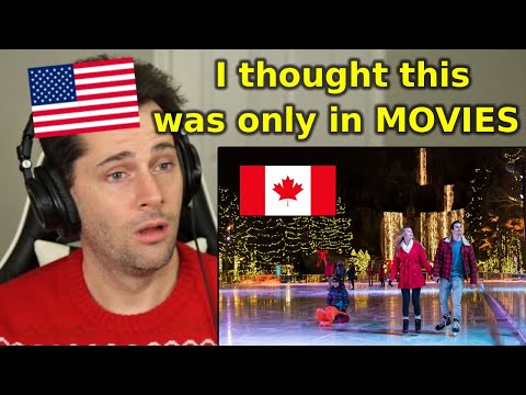 American Reacts to Christmas in Canada