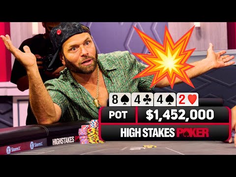 Another Record-Breaking Pot?! $1,452,000 Sweat on High Stakes Poker!