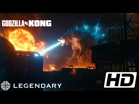 Godzilla vs Kong (2021) FULL HD 1080p - Godzilla attacks apex cybernetic scene Legendary movie clips
