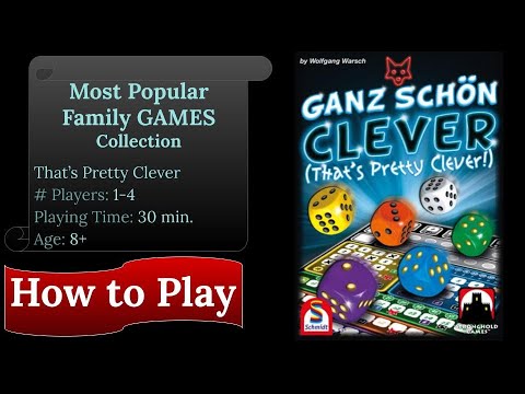 That's Pretty Clever: How to Play - YouTube