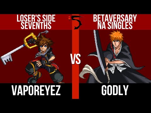Betaversary NA: VaporeyeZ (Sora) vs Godly (Ichigo) - SSF2 Losers 7ths