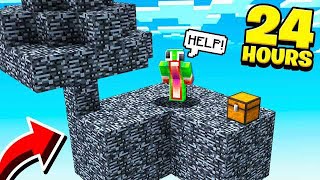 TRAPPED ON BEDROCK ISLAND FOR 24 HOURS!