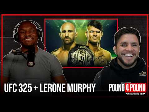 UFC 325 PREDICTIONS + LERONE MURPHY INTERVIEW: Volk vs. Lopes II, Hooker vs BSD || Pound 4 Pound