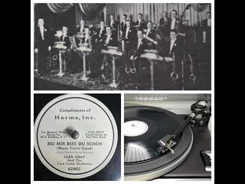 Glen Gray And The Casa Loma Orchestra: Bei mir Bist Du Schön, 1938 (Promo-Record Harms, Inc. 62863)