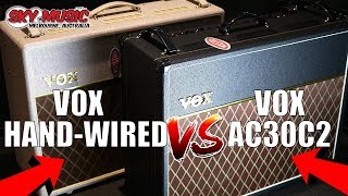 Video thumbnail for Vox AC30 Hand Wired vs Vox AC30C2 Amplifier - An Amplifier Shootout by Sky Music