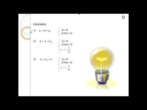 Pozitia radacinilor ecuatiei de gradul II in raport cu un numar real