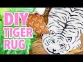 DIY Tiger Rug + Free Printable
