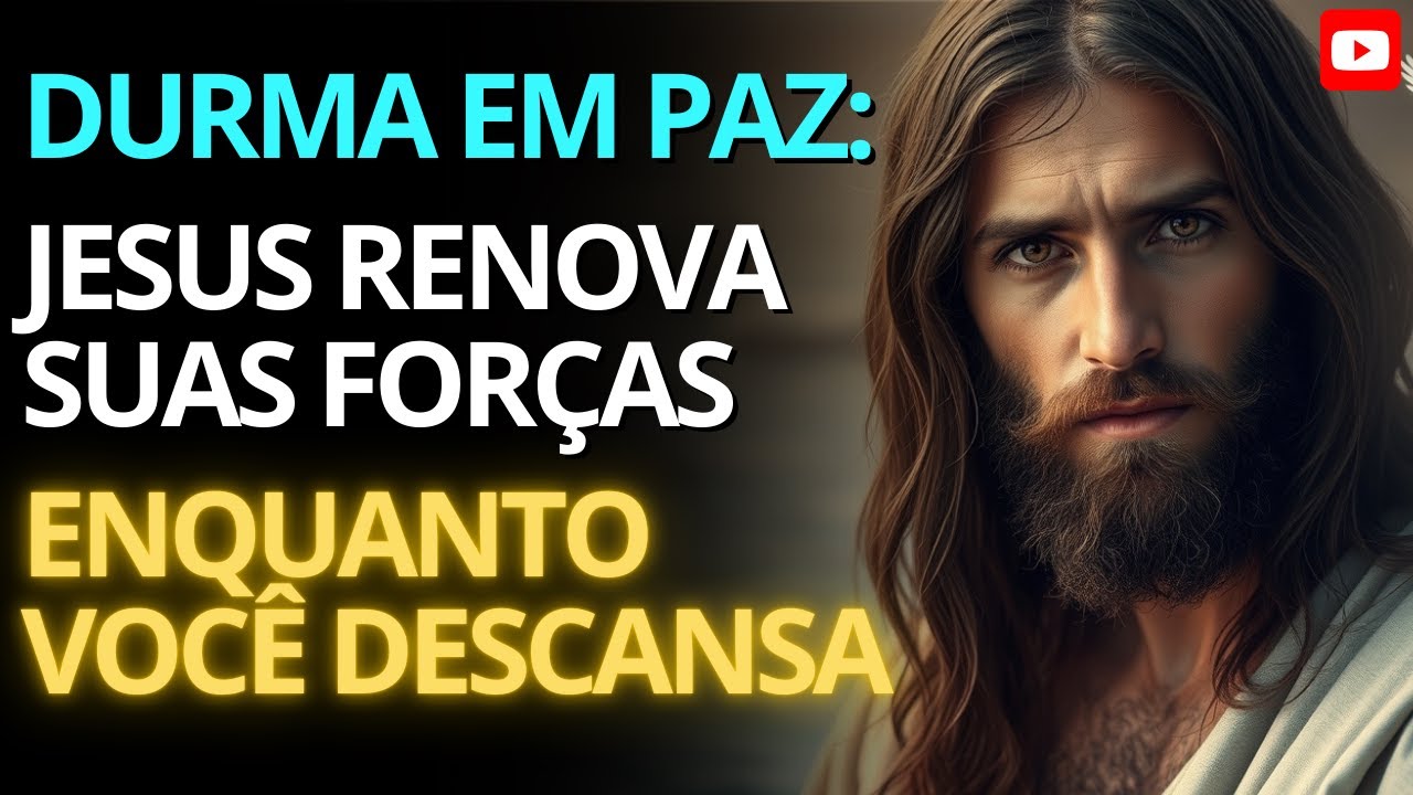 DURMA EM PAZ: Jesus Renova Suas Forças Enquanto Você Descansa 🙏[Mensagem Para Ouvir Antes de Dormir]