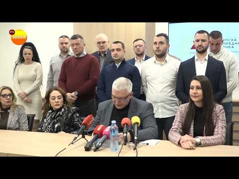 Povodom incidenta u Darosavi, OO SNS održao konferenciju za medije