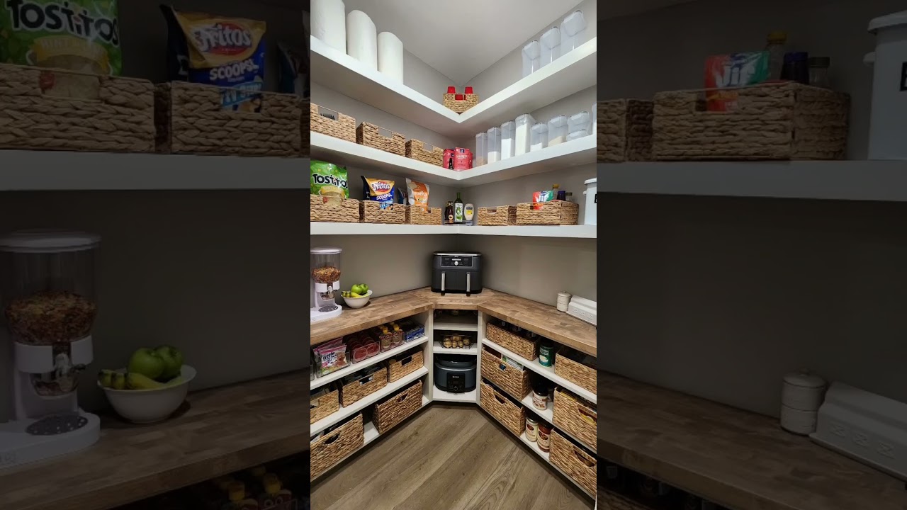 Making our corner pantry functional for our family