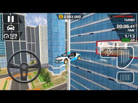 Smash Car Hit Driving Simulator Xtreme Freestyle New Car Driving Stunt Simulator - Android Gameplay