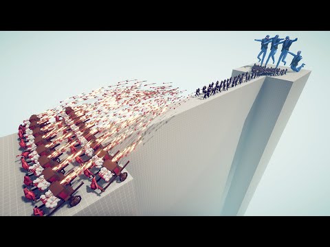 100x MODDED UNITS VS HWACHA UNITS  - Totally Accurate Battle Simulator TABS