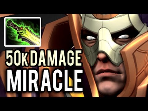 INVOKER NEW SET 800 GPM 20 KILLS 50k DAMAGE by Miracle Dota 2