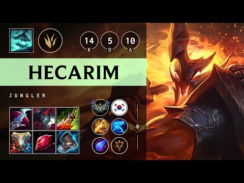 Hecarim Jungle vs Kha'Zix - KR Challenger Patch 25.06