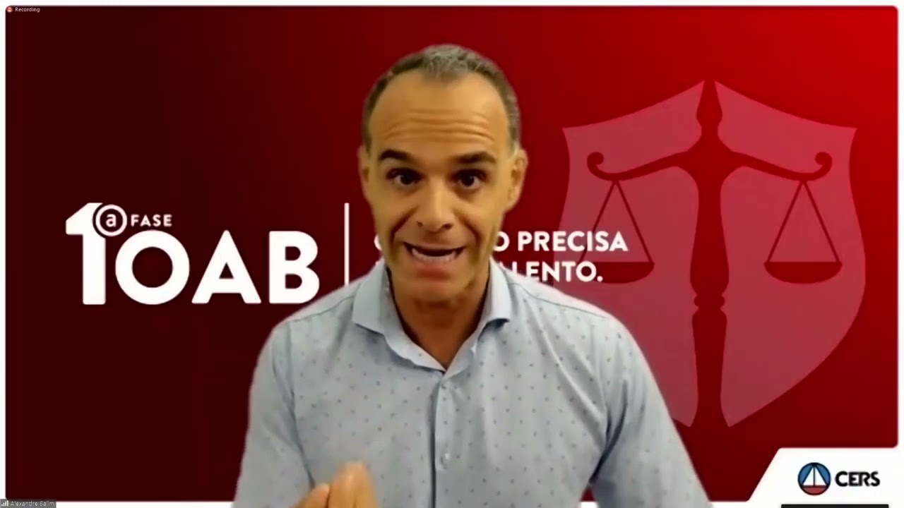 Teoria do Crime - Revisão OAB XXXII Exame - CERS