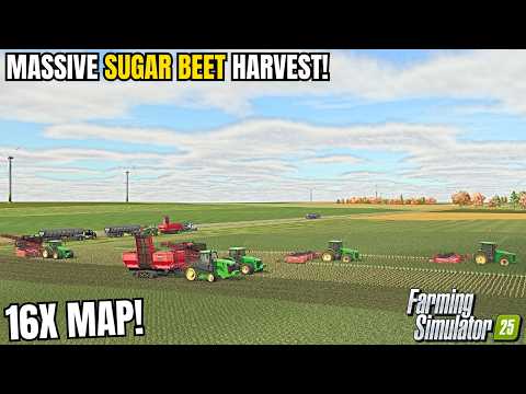 OGROMNE ZBIORY BURAKÓW CUKROWYCH W OKRĘGU HURON 16X! | Farming Simulator 25