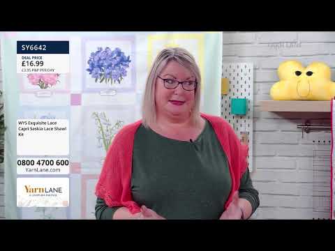 Yarn Lane – 05/04/2021 – Join Rebecca with Anniken Allis for the launch of the new Laceweight Yarn