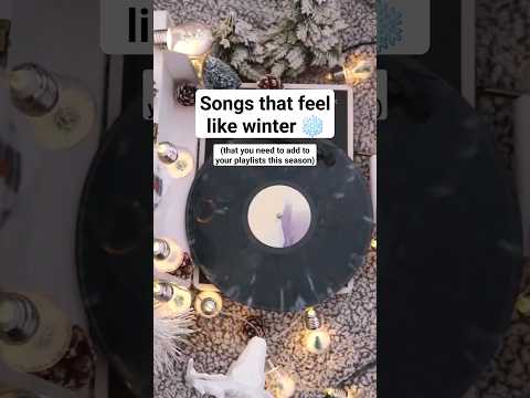Songs that feel like winter ❄️ #indiefolk #winter #playlist