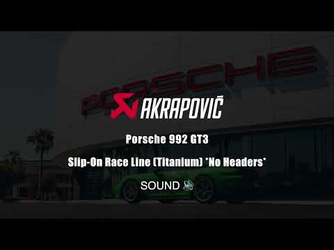 Akrapovic Porsche 992 GT3 Evolution Exhaust System