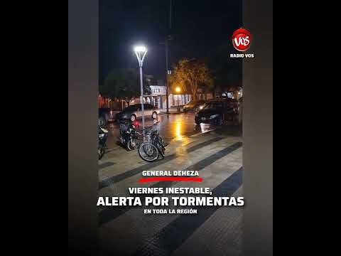 GENERAL DEHEZA: Lluvia en la noche del Viernes en General Deheza.