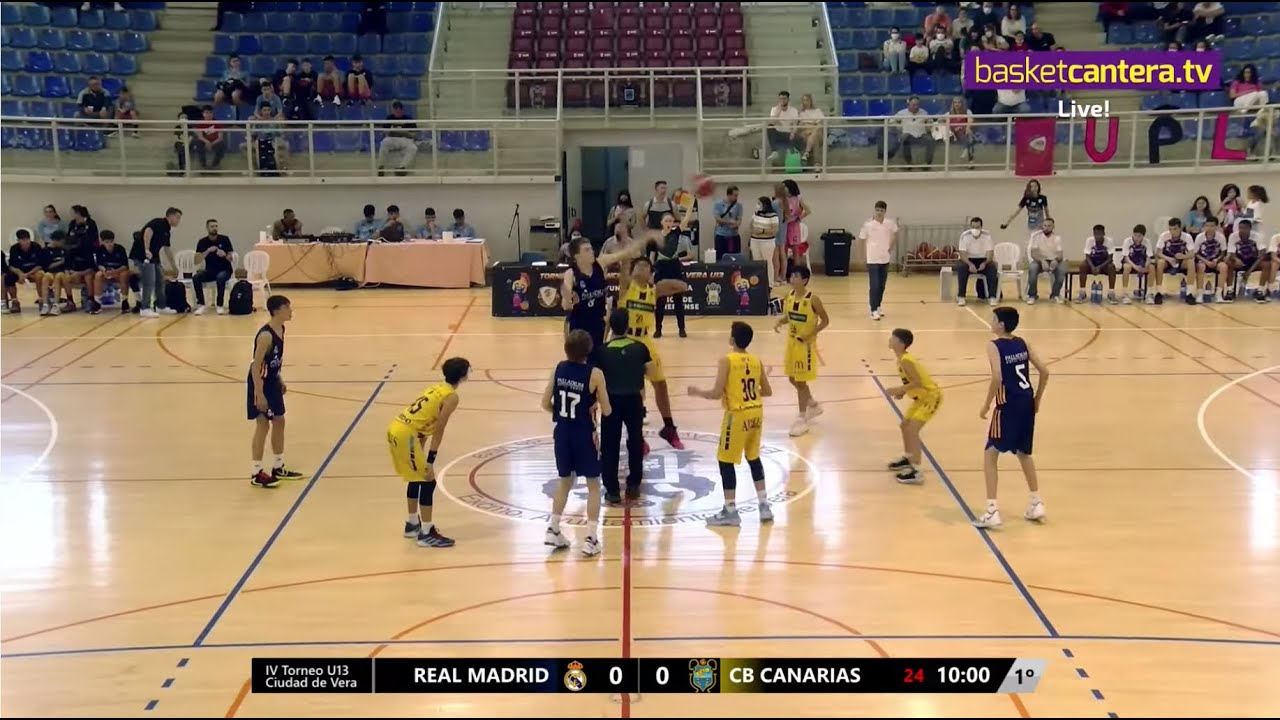 U13M - REAL MADRID vs CB CANARIAS.- Torneo Preinfantil 