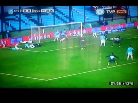 Gol De Pablo Perez A Arsenal Torneo Local 2015