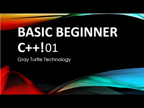 Basic Beginner C++ Tutorial Videos