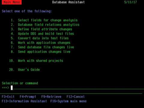 ibm database assistant for ibm power systems ibm i and iseries as400 computer system