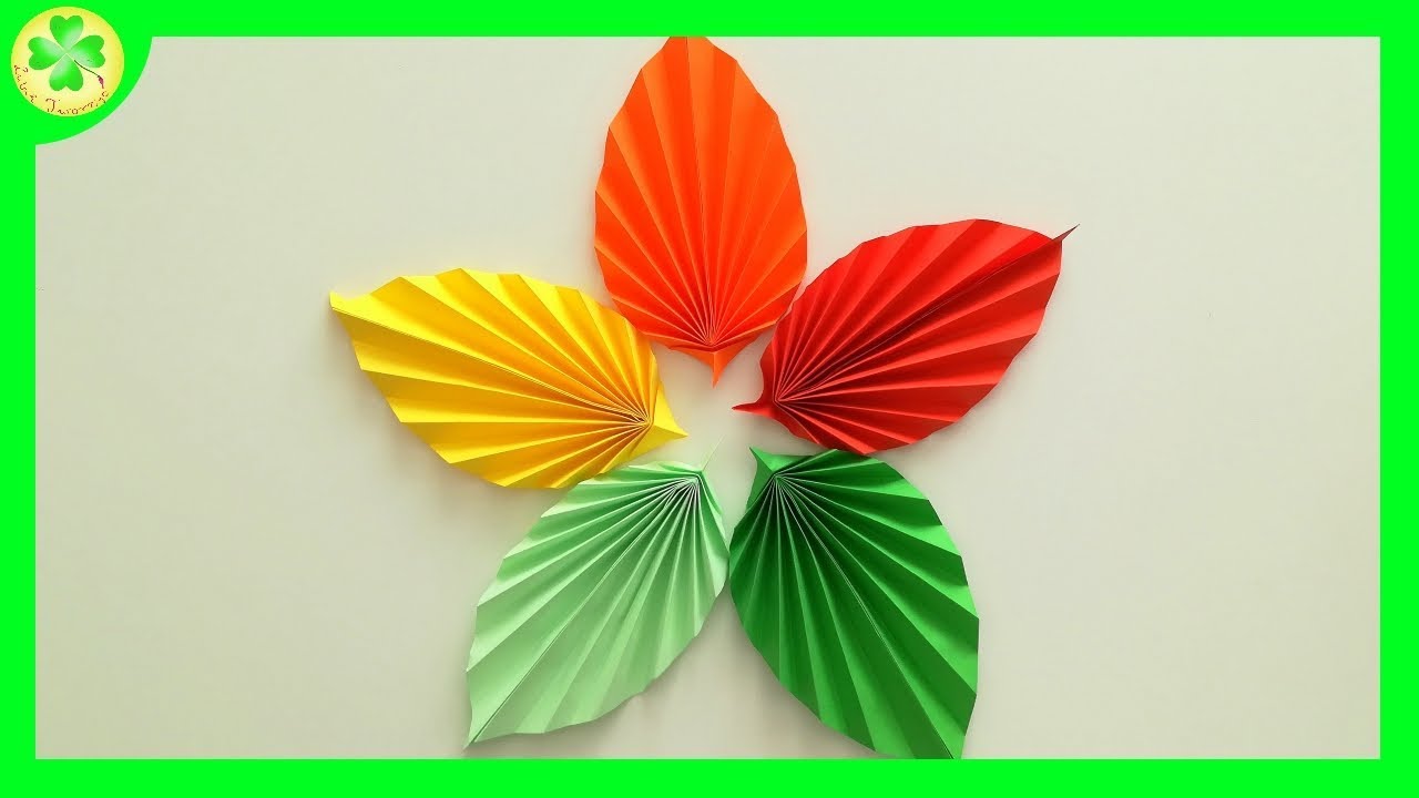Jak zrobić Harmonijkowy Liść / How to make an Accordion Leaf