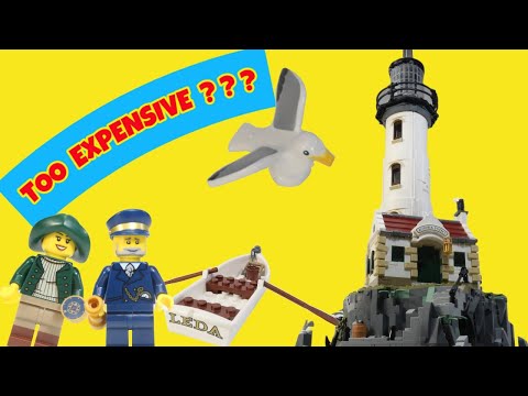 Lego Ideas 043 Motorised Lighthouse - set 21335 - stopmotion build and review