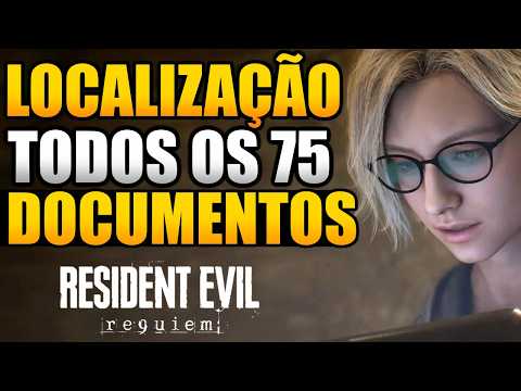 Resident Evil Requiem - TODOS OS 75 DOCUMENTOS [Guia Completo] #Spoiler