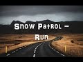 Snow Patrol - Run [Acoustic Cover.Lyrics.Karaoke]